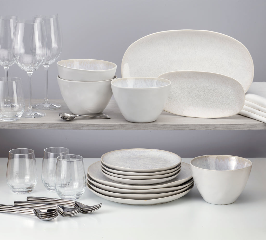 ClayBarn Nicole Stoneware Reactive Glaze 12-Inch Serving Bowl