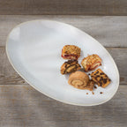 ClayBarn Nicole Stoneware Reactive Glaze 13.5-Inch Oval Serving Tray