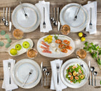 ClayBarn Nicole Stoneware Reactive Glaze 13.5-Inch Oval Serving Tray