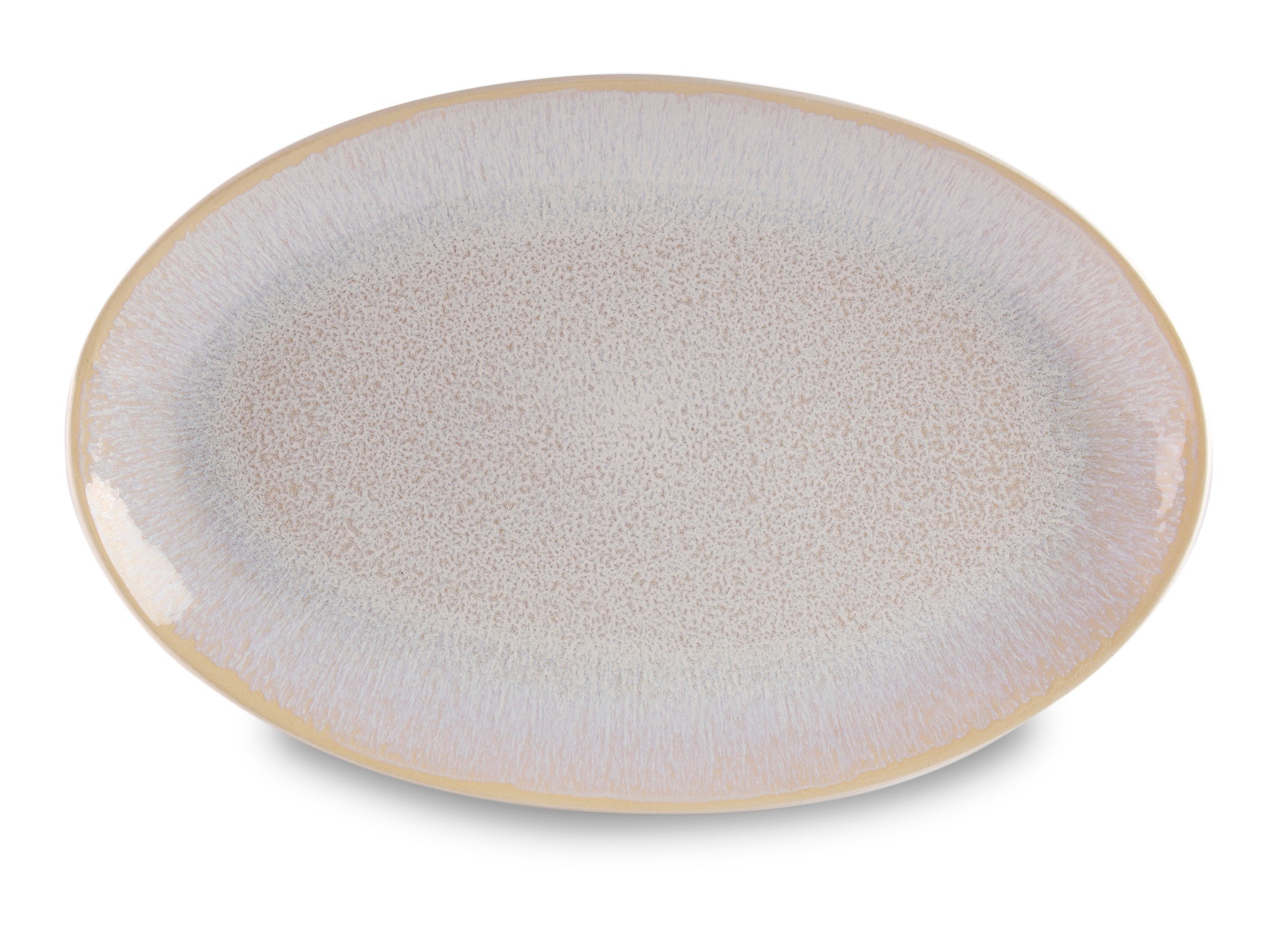 ClayBarn Nicole Stoneware Reactive Glaze 13.5-Inch Oval Serving Tray
