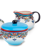 Zanzibar 2 Piece Sugar Bowl & Creamer Set - Euro Ceramica 