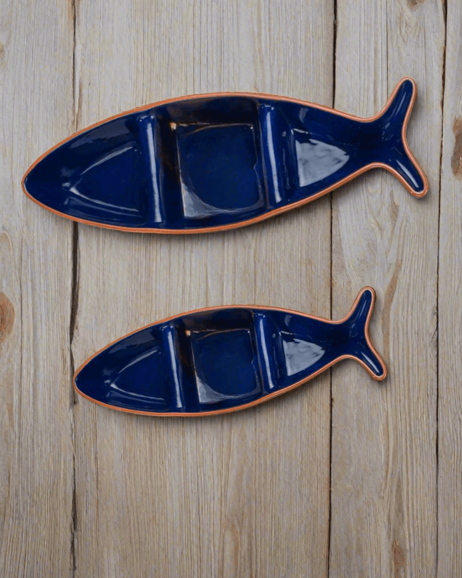 Fish Shape Divided Bowl