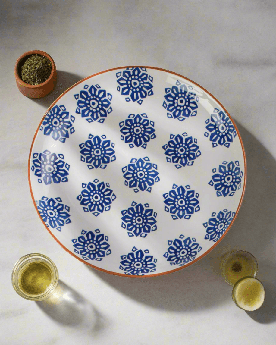 Costa Azul Tile 15" Round Serving Platter