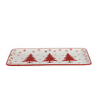 Winterfest 4 Piece Holiday Entertainment Tray and bowl , Set of 4
