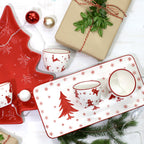 Winterfest 4 Piece Holiday Entertainment Serving Set - Euro Ceramica 