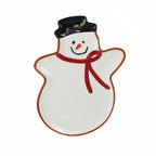 Winterfest Snowman Large Tray - Euro Ceramica 
