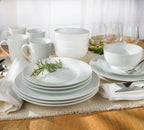 Claire Everyday Classic Rim 16 Piece Dinnerware Set, With Cereal Bowls Assorted - Euro Ceramica 