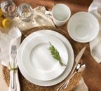 Claire Everyday Classic Rim 16 Piece Dinnerware Set, With Cereal Bowls Assorted - Euro Ceramica 