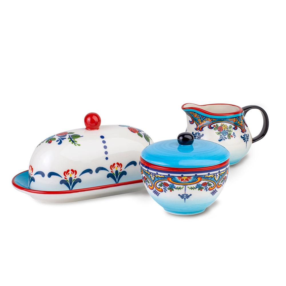 Zanzibar Butter Dish - Euro Ceramica 