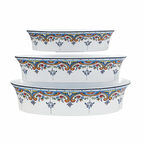 Zanzibar Oven to Table  Stoneware Oval Baking Dishes , Set of 3