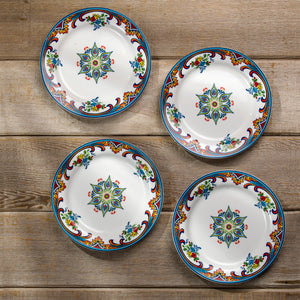 Zanzibar Stoneware  7.25'' Appetizers Plates, Set of 4