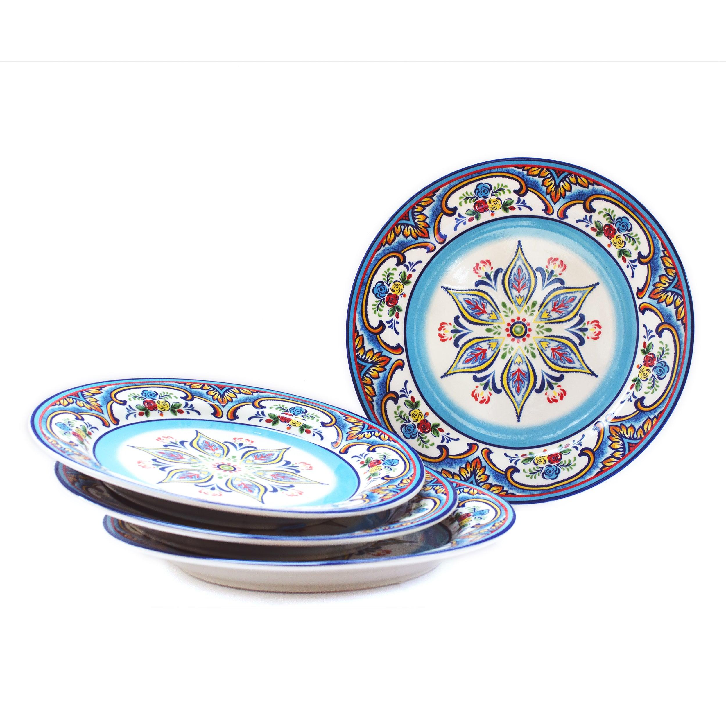 Zanzibar 8 Piece Stoneware Dinnerware Set - Euro Ceramica 