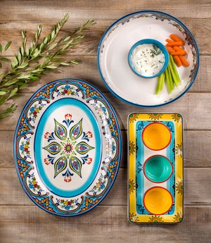 Zanzibar 18''  Large Oval Serving Platter