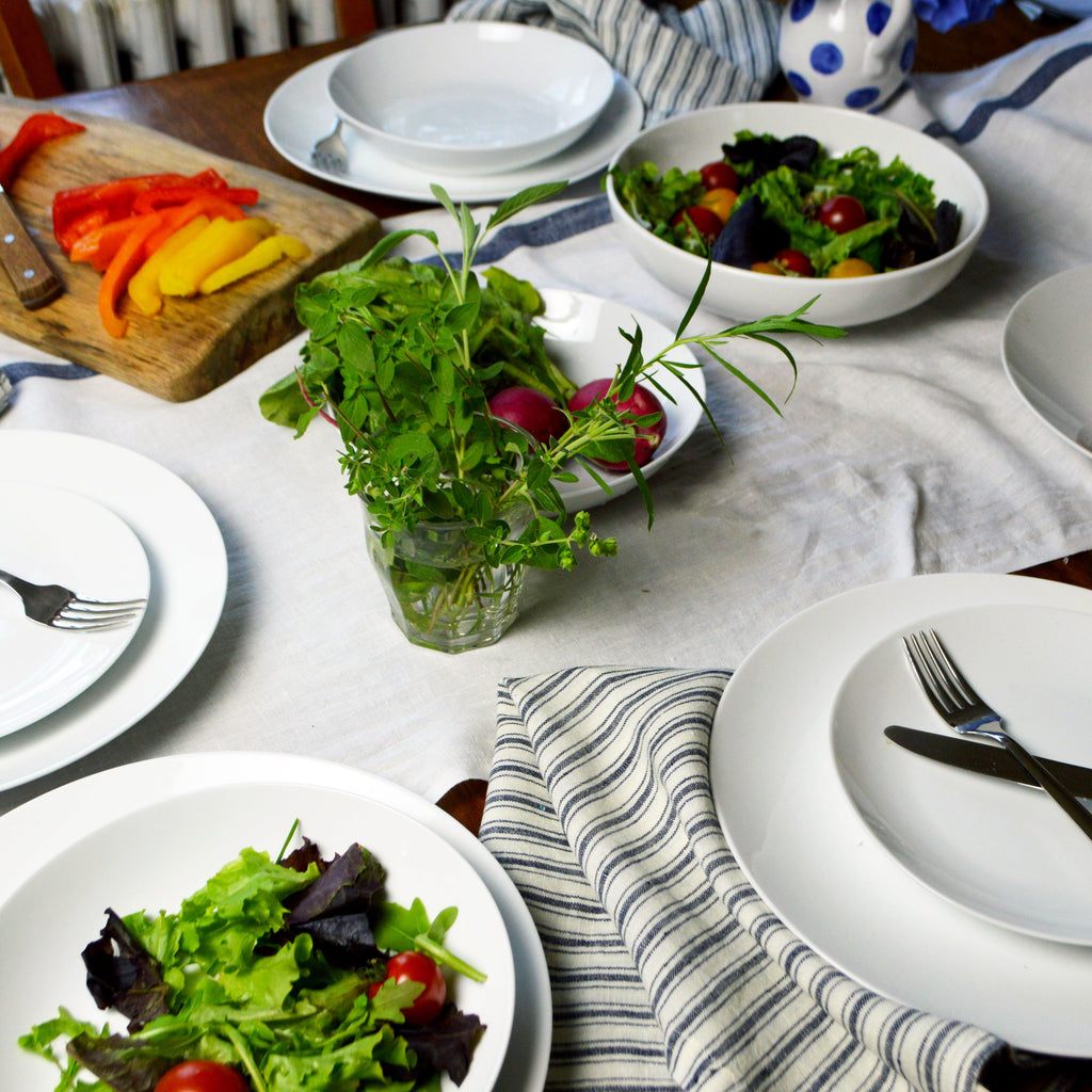 Bianco 6 Piece Dinner Plate Set – Euro Ceramica