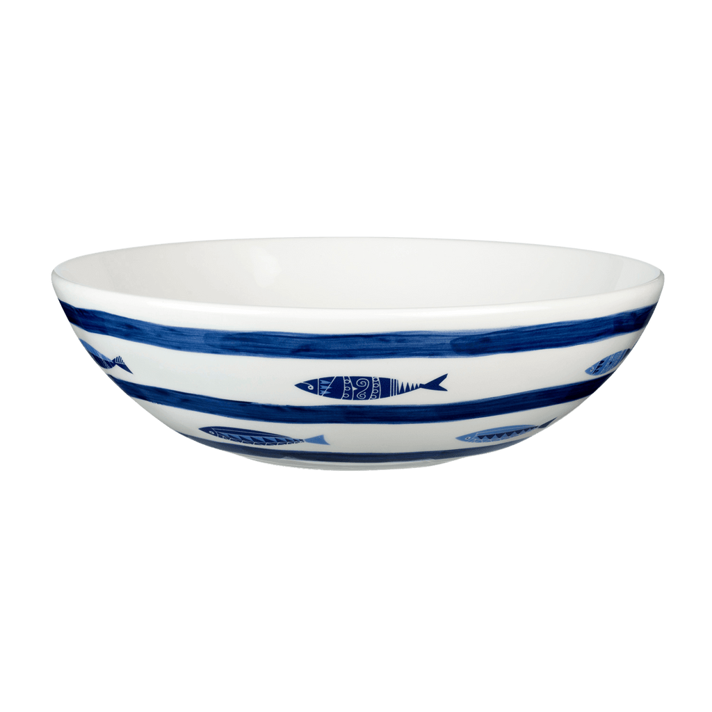 Mediterranean Sea Fish 11'' Round Serving Bowl
