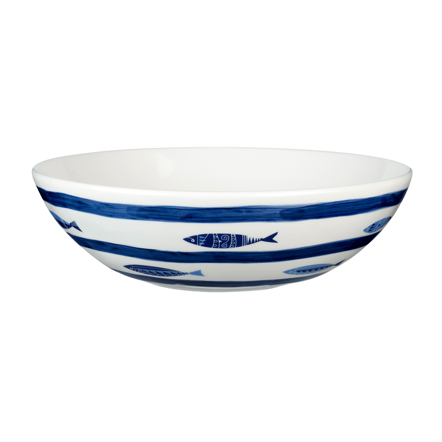 Mediterranean Sea Fish 11'' Round Serving Bowl