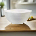 Fez 10'' Serving Bowl - White - Euro Ceramica 