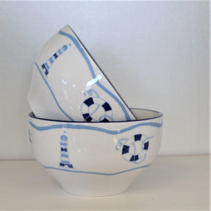 Ahoy Cereal Bowls, Set of 4 - Euro Ceramica 