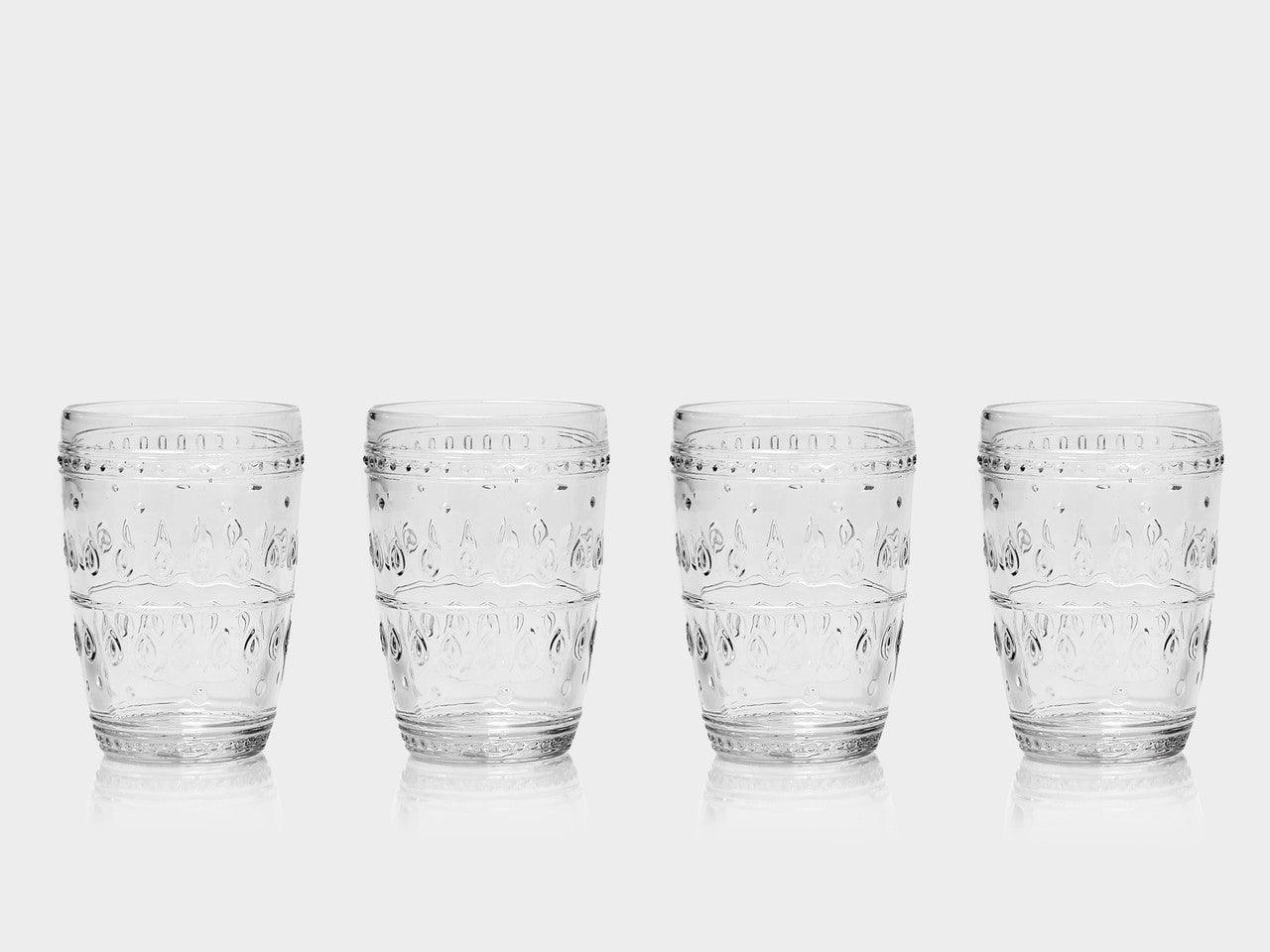 Fez Highball Glasses --Set of 4 - Euro Ceramica 