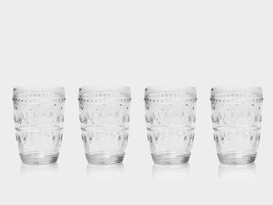 Fez Highball Glasses --Set of 4 - Euro Ceramica 