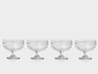 Fez Footed Compote Glass Bowls -- Set of 4 - Euro Ceramica 