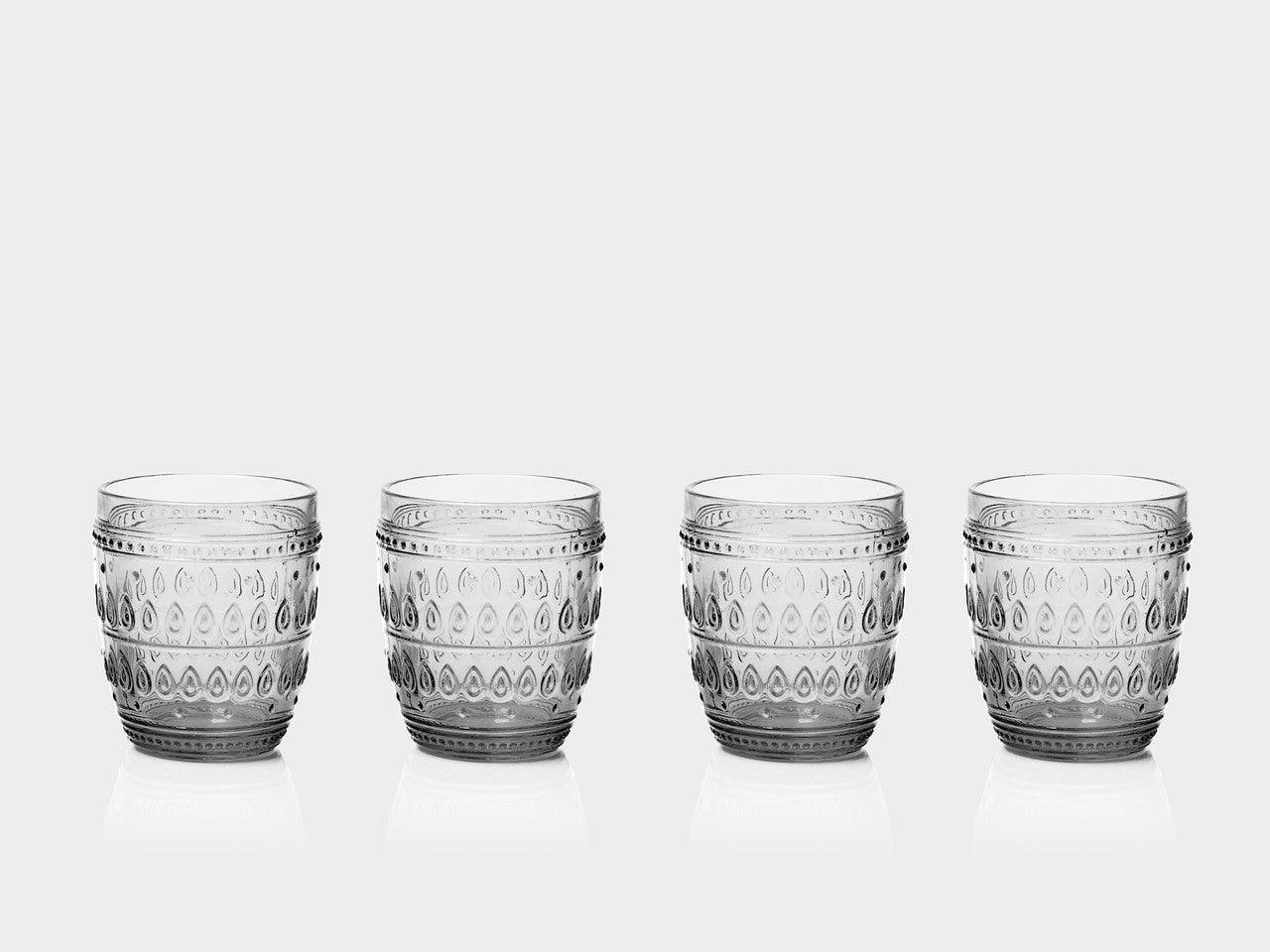 Fez 12 oz. Old Fashion Glasses, Set of 4 - Euro Ceramica 