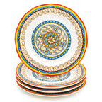 Duomo 4 Piece Salad Plate Set - Euro Ceramica 