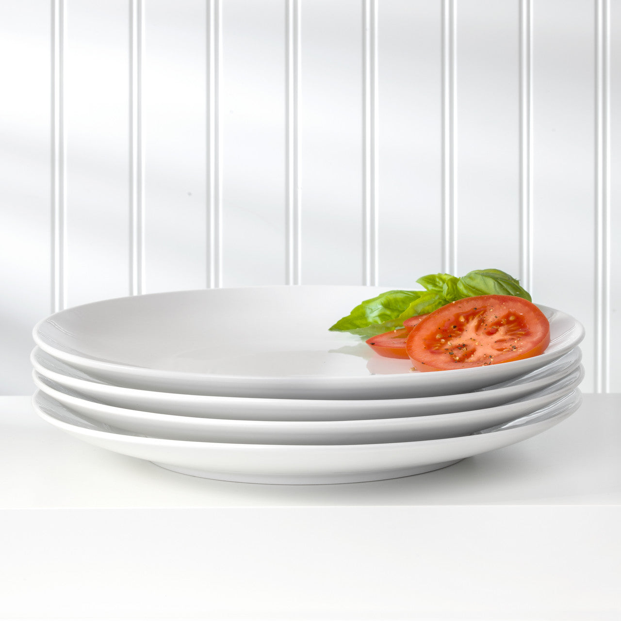 White Essential Dinner Plates Set