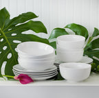 White Essential Soup Bowls Set - Euro Ceramica 