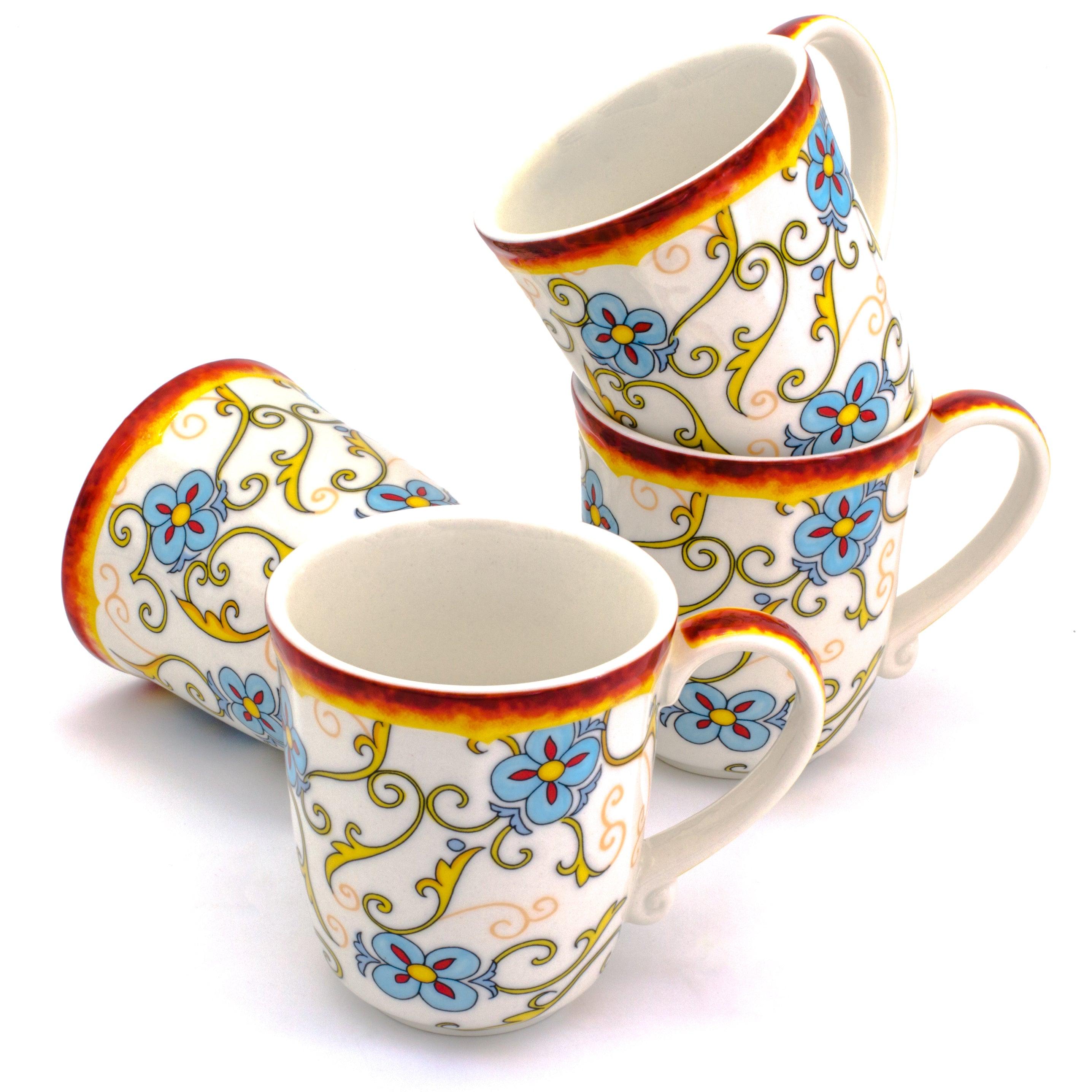 Duomo 4 Piece Mug Set - Euro Ceramica 