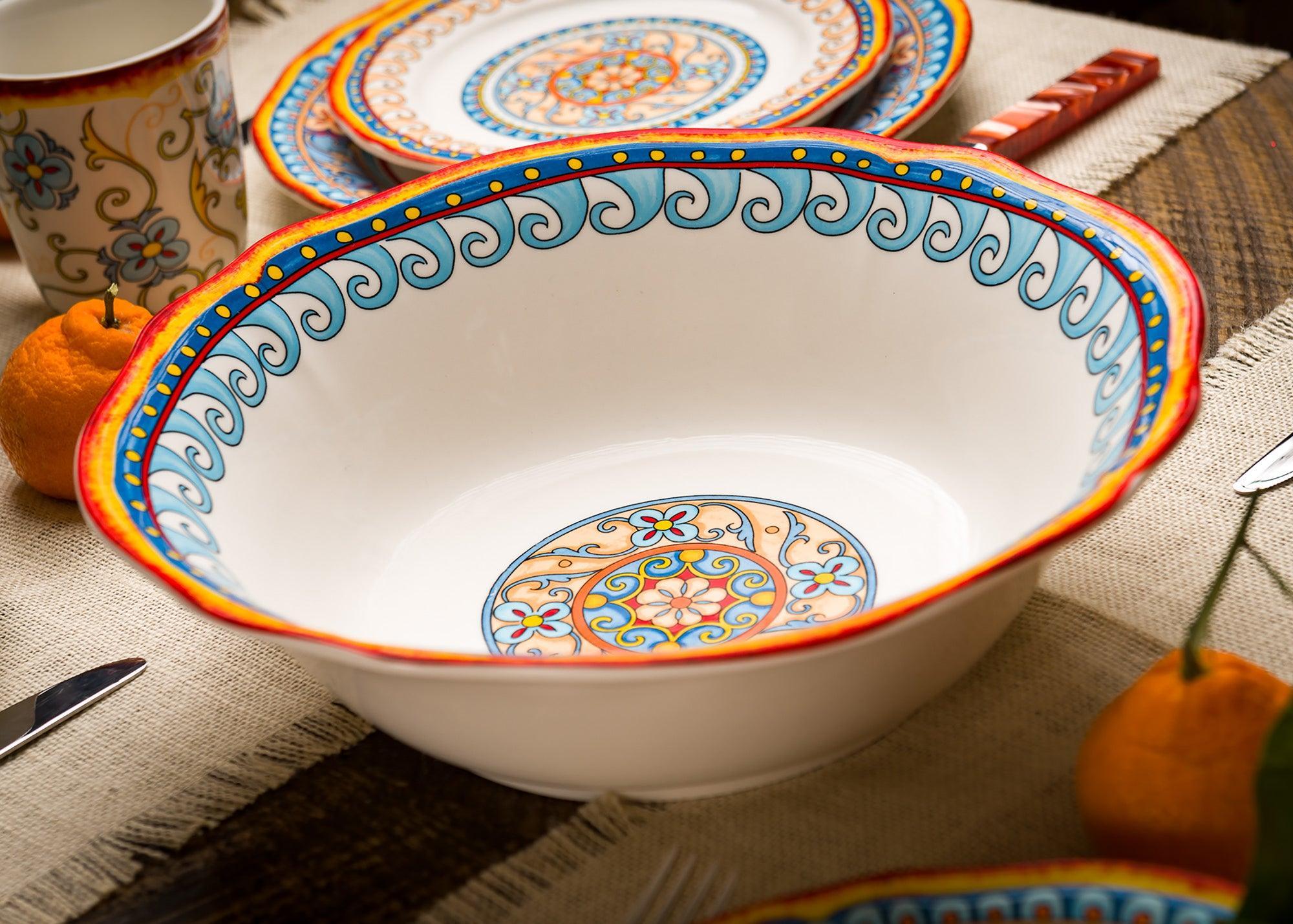 Duomo 10" Serving Bowl - Euro Ceramica 