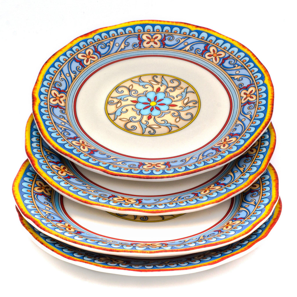 Duomo 4 Piece Dinner Plate Set - Euro Ceramica 