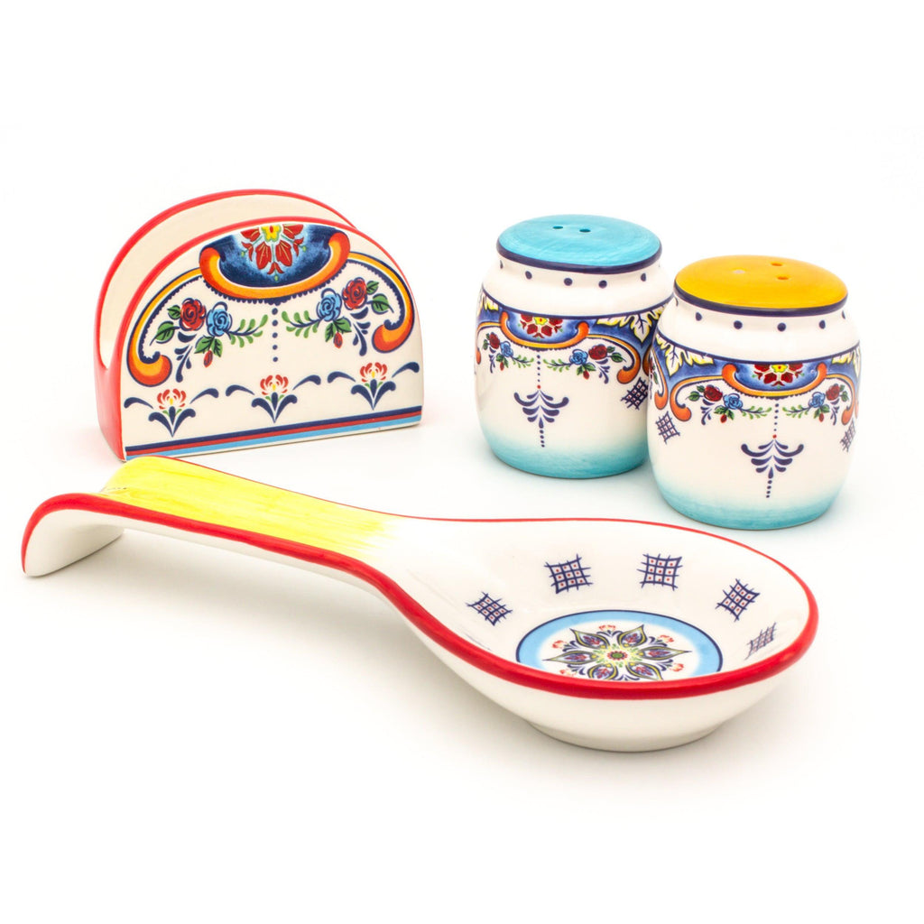 Zanzibar 4 Piece Accessory Set - Euro Ceramica 