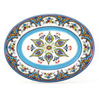 Zanzibar Oval Platter - Euro Ceramica 