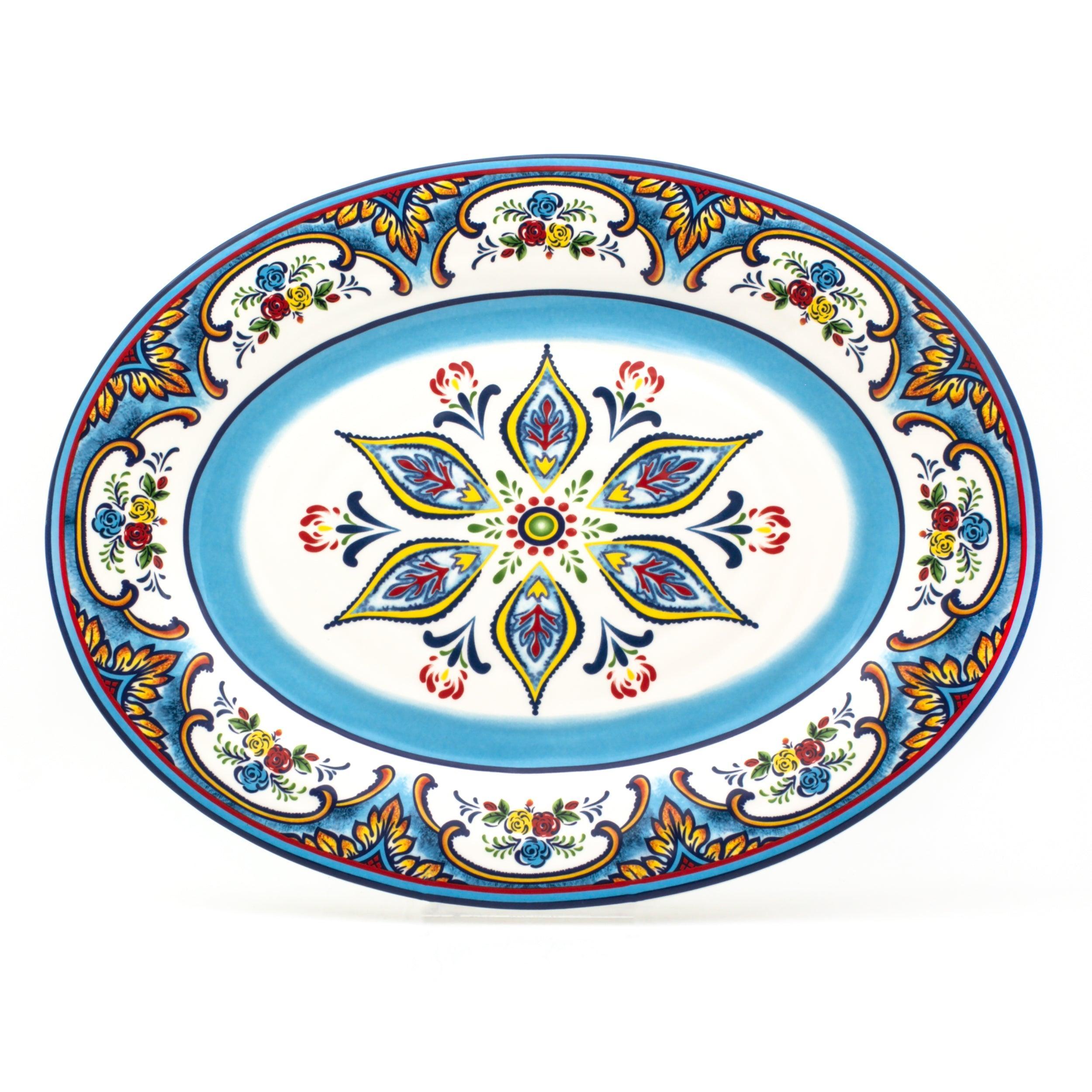Zanzibar Oval Platter - Euro Ceramica 