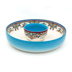 Zanzibar 2-Piece Chip and Dip Set - Euro Ceramica 