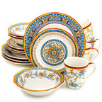 Duomo Italian Style Stoneware Dinnerware Set, Service for 4 - Euro Ceramica 
