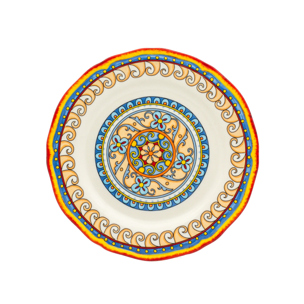 Duomo 4 Piece Salad Plate Set - Euro Ceramica 