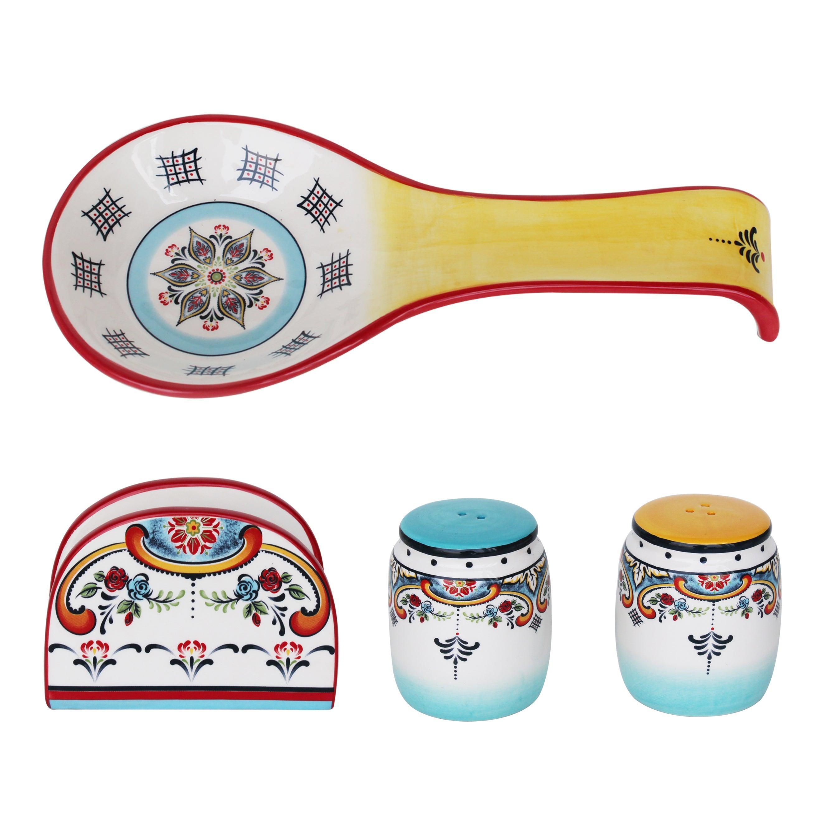 Zanzibar 4 Piece Accessory Set - Euro Ceramica 