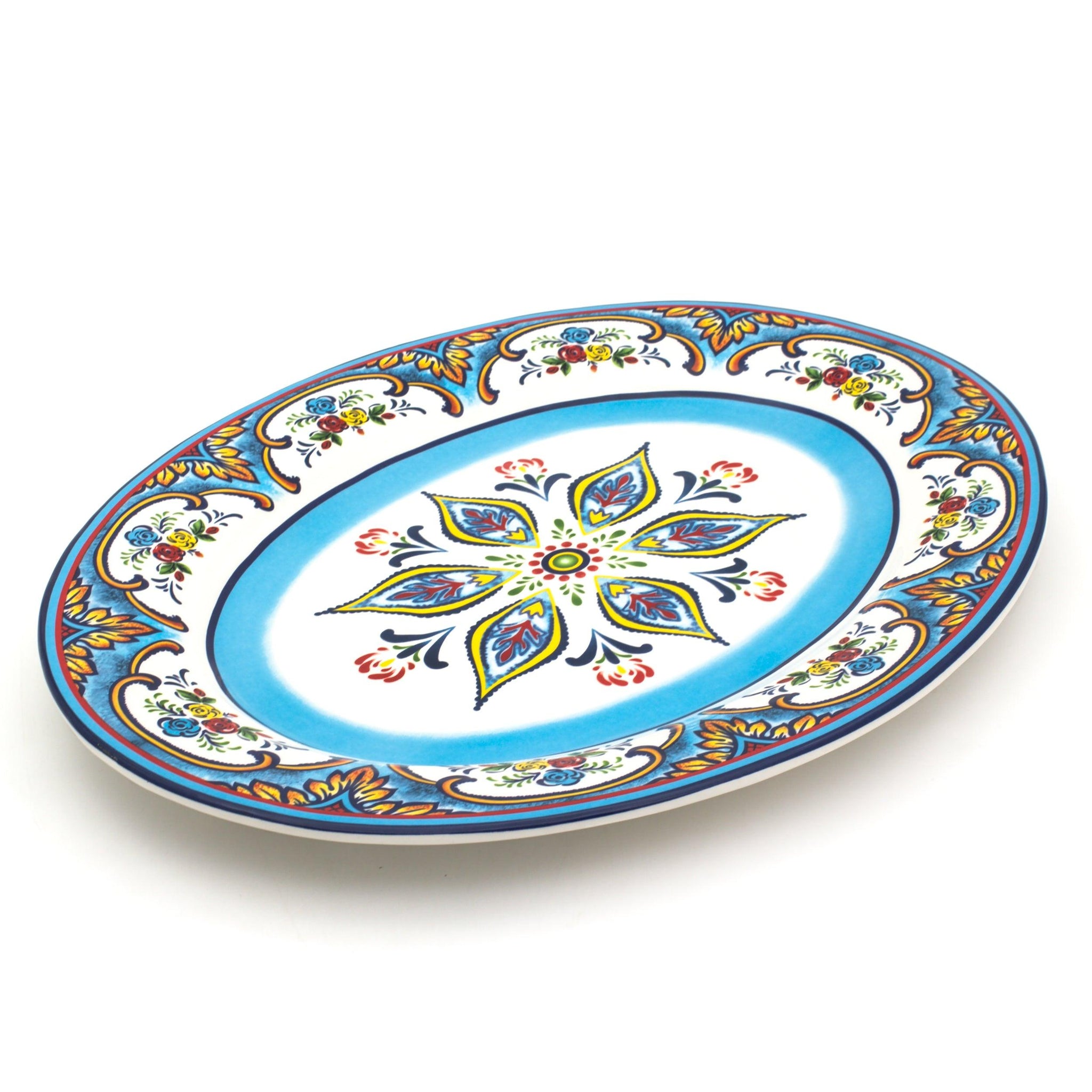 Zanzibar Oval Platter - Euro Ceramica 