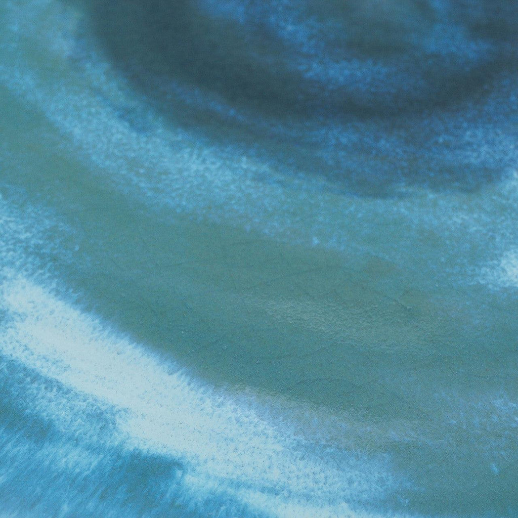 Grotto Aqua Decorative Platter - Euro Ceramica 