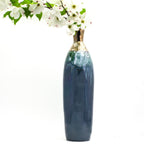 Patina Hyacinthine Rounded Bottle Vase - Euro Ceramica 