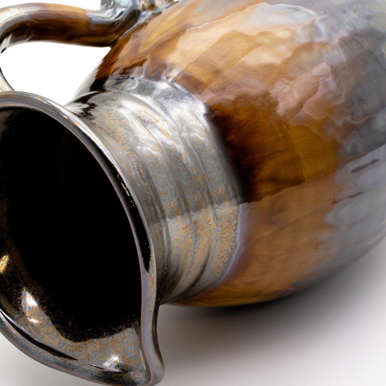 Patina Sienna Decorative Pitcher - Euro Ceramica 