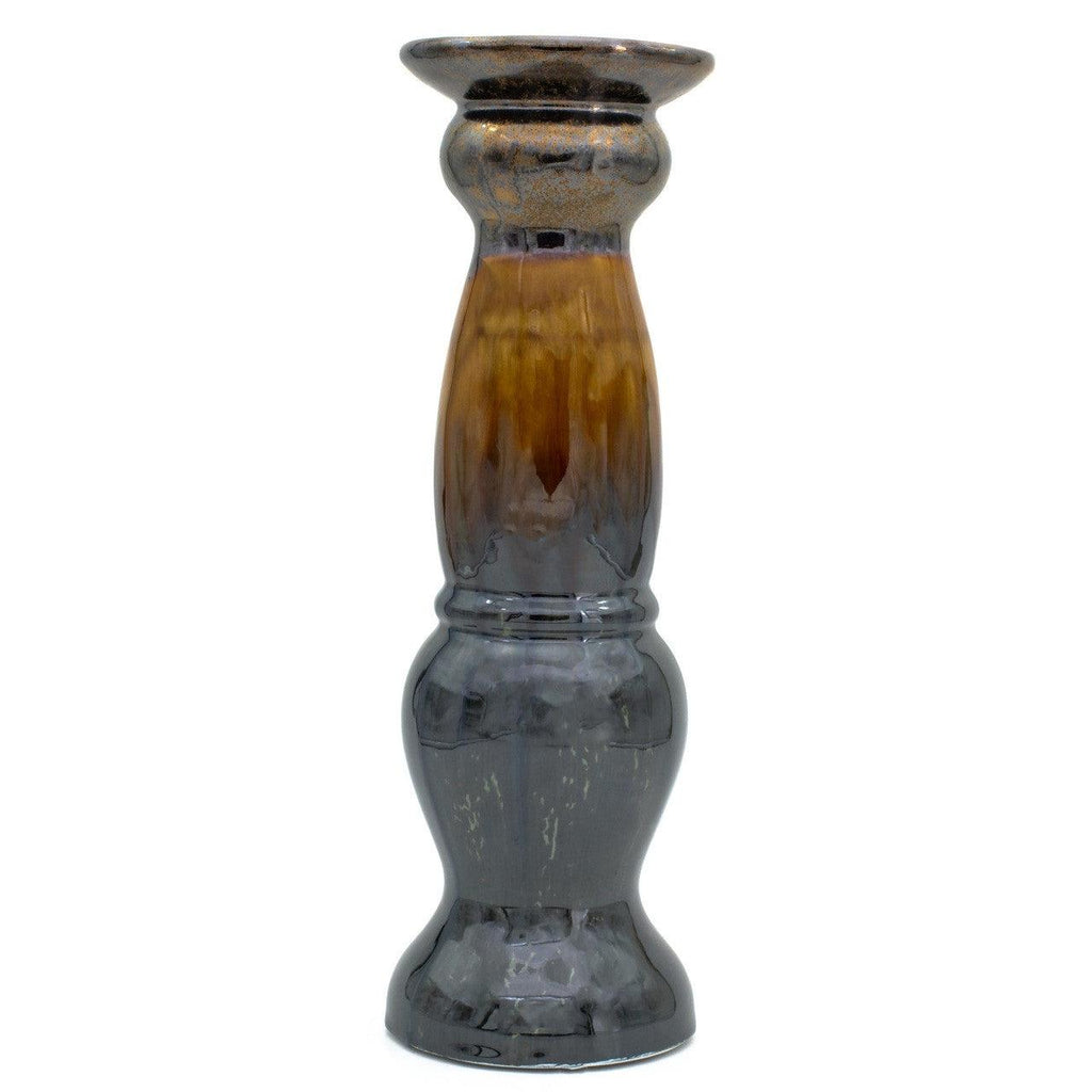 Patina Sienna Large Candle Holder - Euro Ceramica 