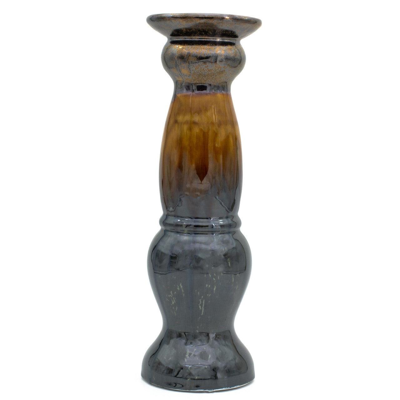 Patina Sienna Large Candle Holder - Euro Ceramica 