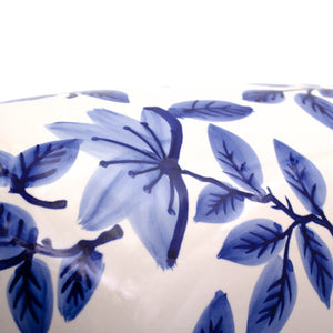 Blue Garden Tall Azalea Shoulder Vase - Euro Ceramica 