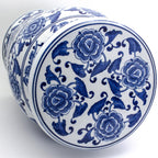 Blue Garden Begonia Podium Stool - Euro Ceramica 