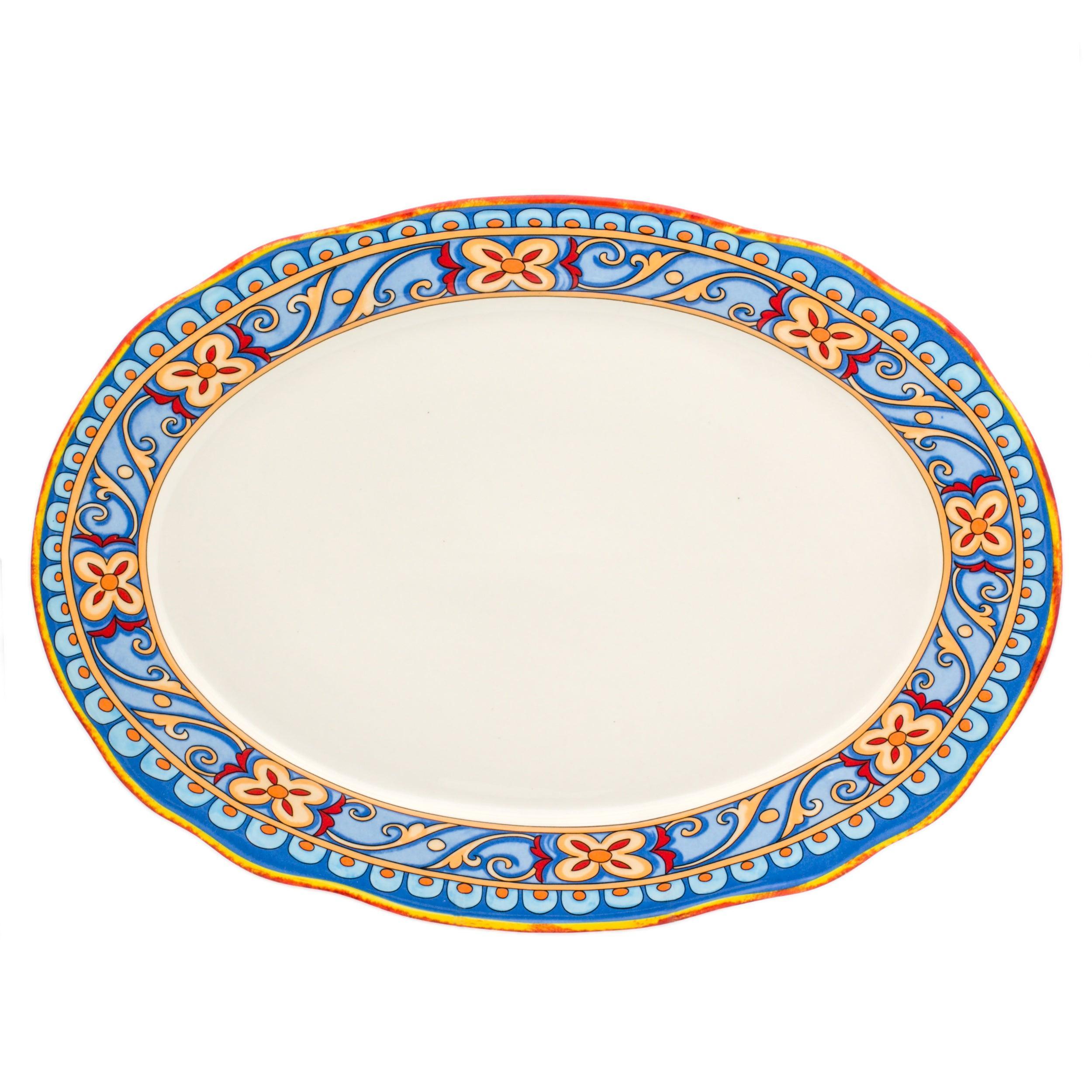 Duomo Oval Platter - Euro Ceramica 