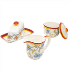 Duomo 3 Piece Breakfast Accessory Set - Euro Ceramica 