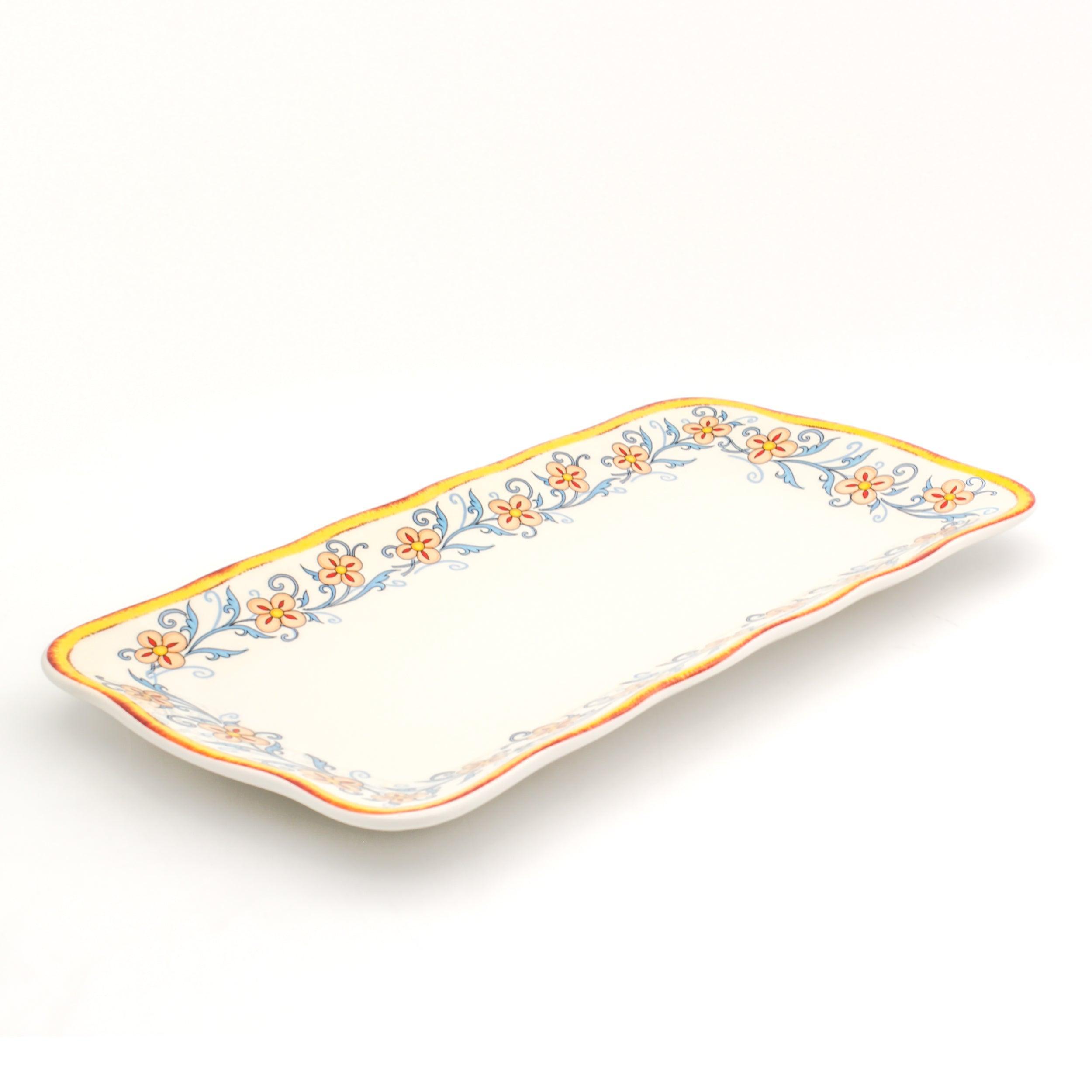 Duomo Rectangular Serving Tray - Euro Ceramica 